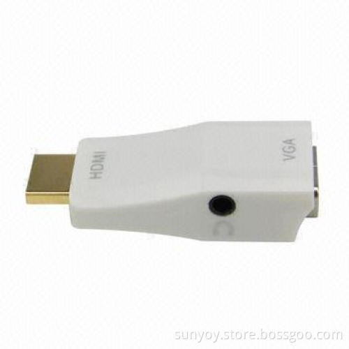 HDMI Male to VGA Female Video and Audio Converter